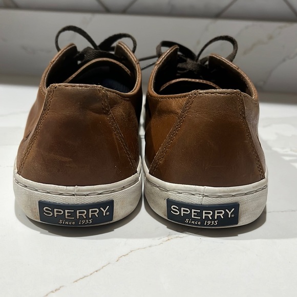 Sperry Mens leather top sider size 8.5 - Picture 3 of 11